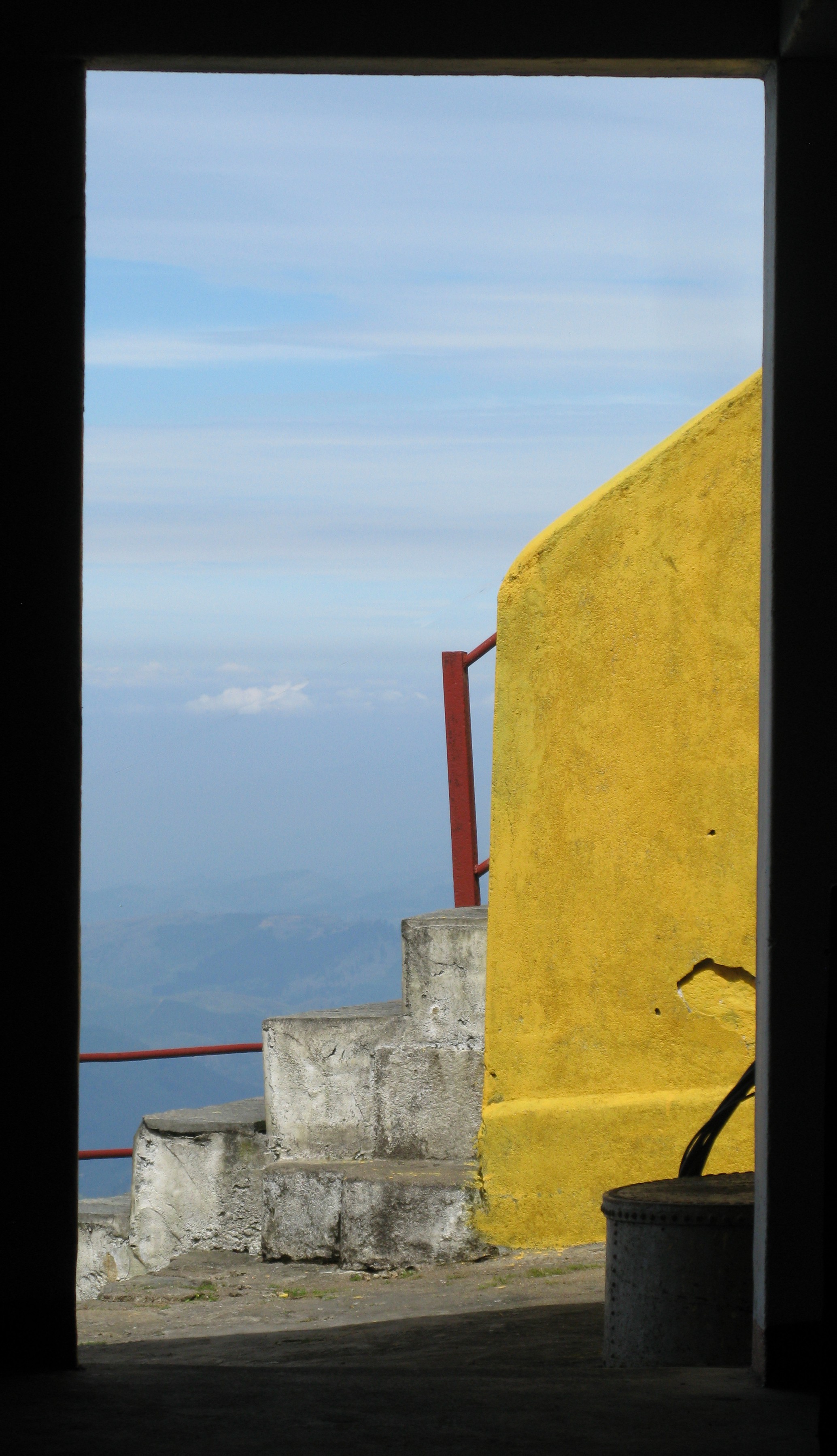 out a Sri Pada temple door