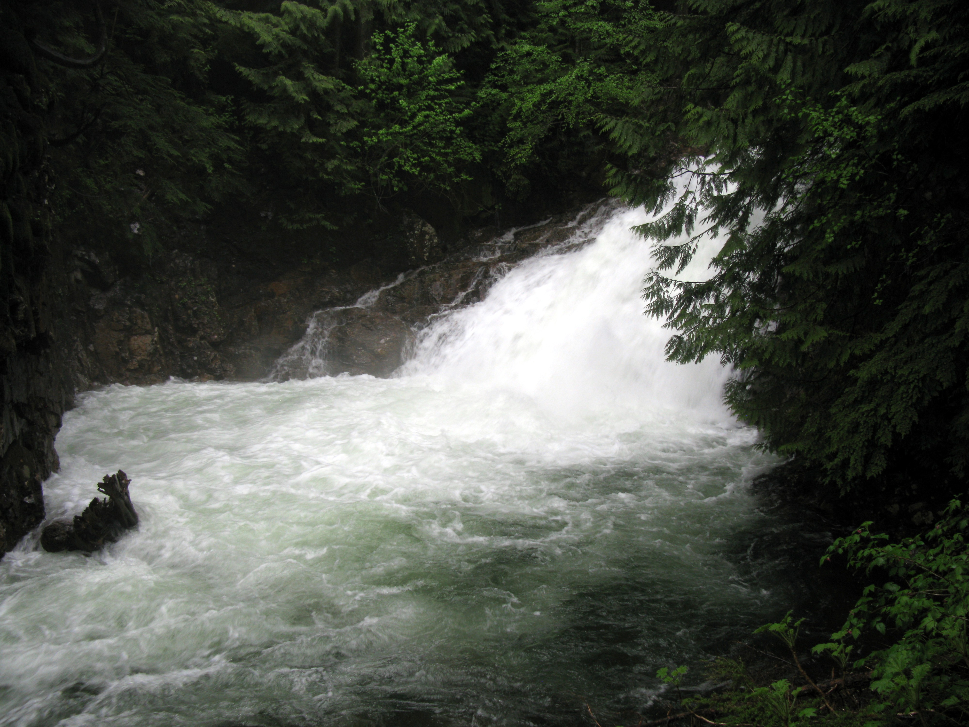 pool above Franklin Falls