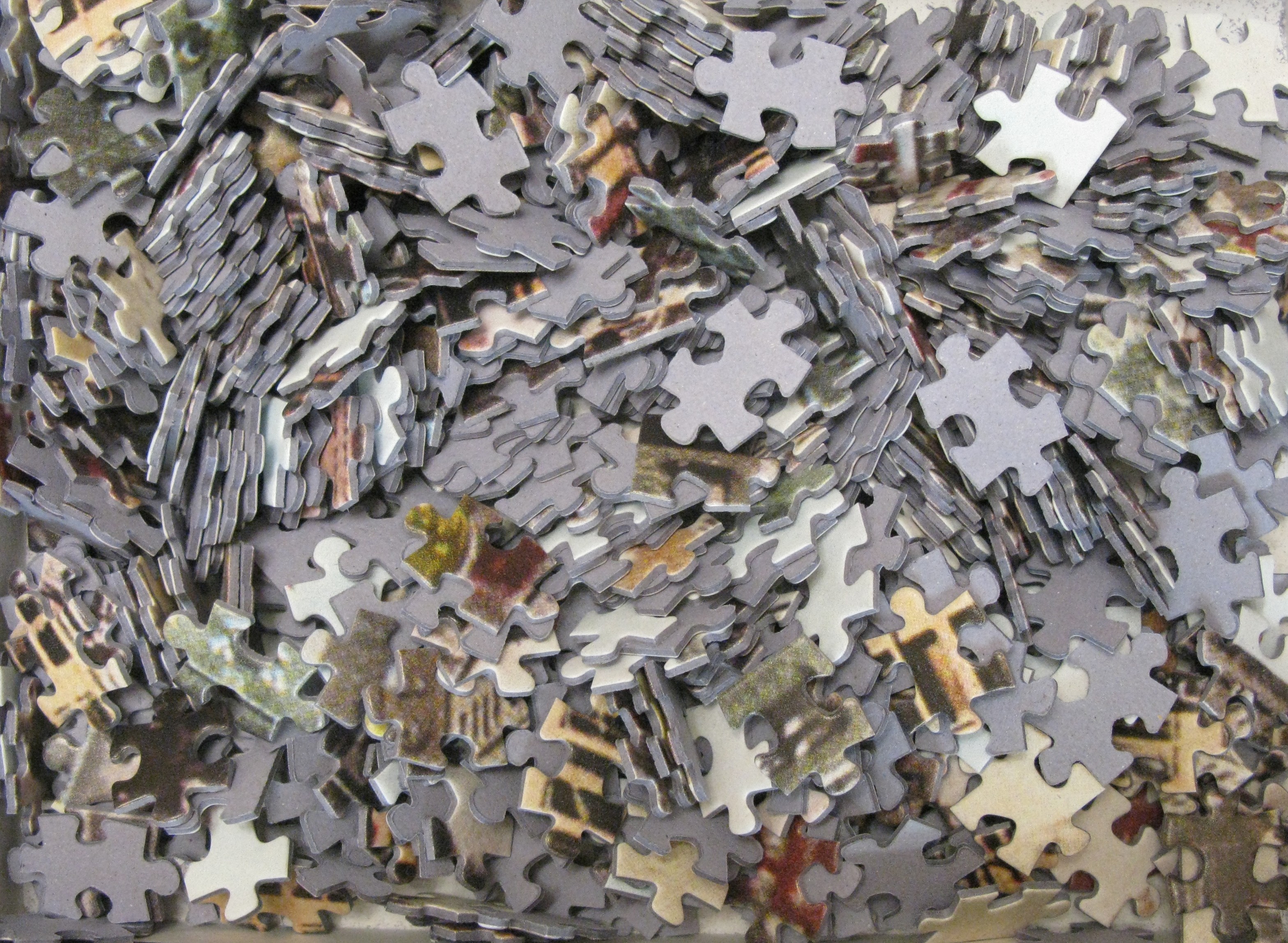 the puzzle space is warped