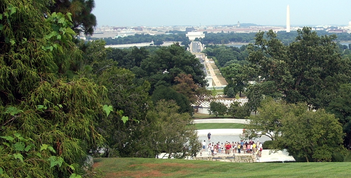 view from Arlington House