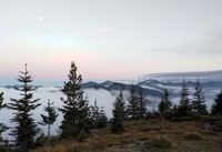 cloudy hills from Suntop