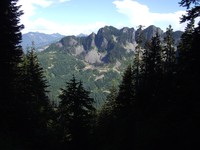 eastern mountain from  McClellan Butte trail