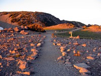 five way intersection at Frozen Lake