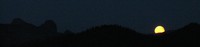 full moon rising