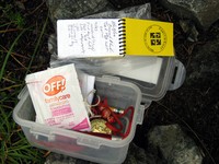 geocache Source Lake Lookout con