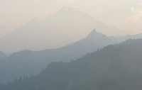 hazy Mt Baker