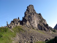 hill above Crystal Lake