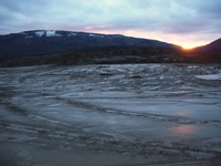 i90 wa18 muddy sunset