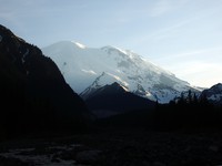 mt rainier from white river