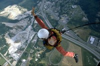 Alex taking the shortcut to Issaquah airport 1987