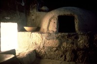 Santa Catalina Monastery fireplace Arequipa Peru 1980
