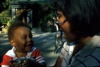 Scott and Imani at Butchart Gardens