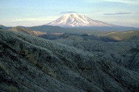 St Helens after the blast with neighbor