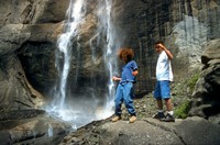 Summer Scott Yosemite waterfall