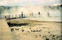 Yellowstone walkway 1984