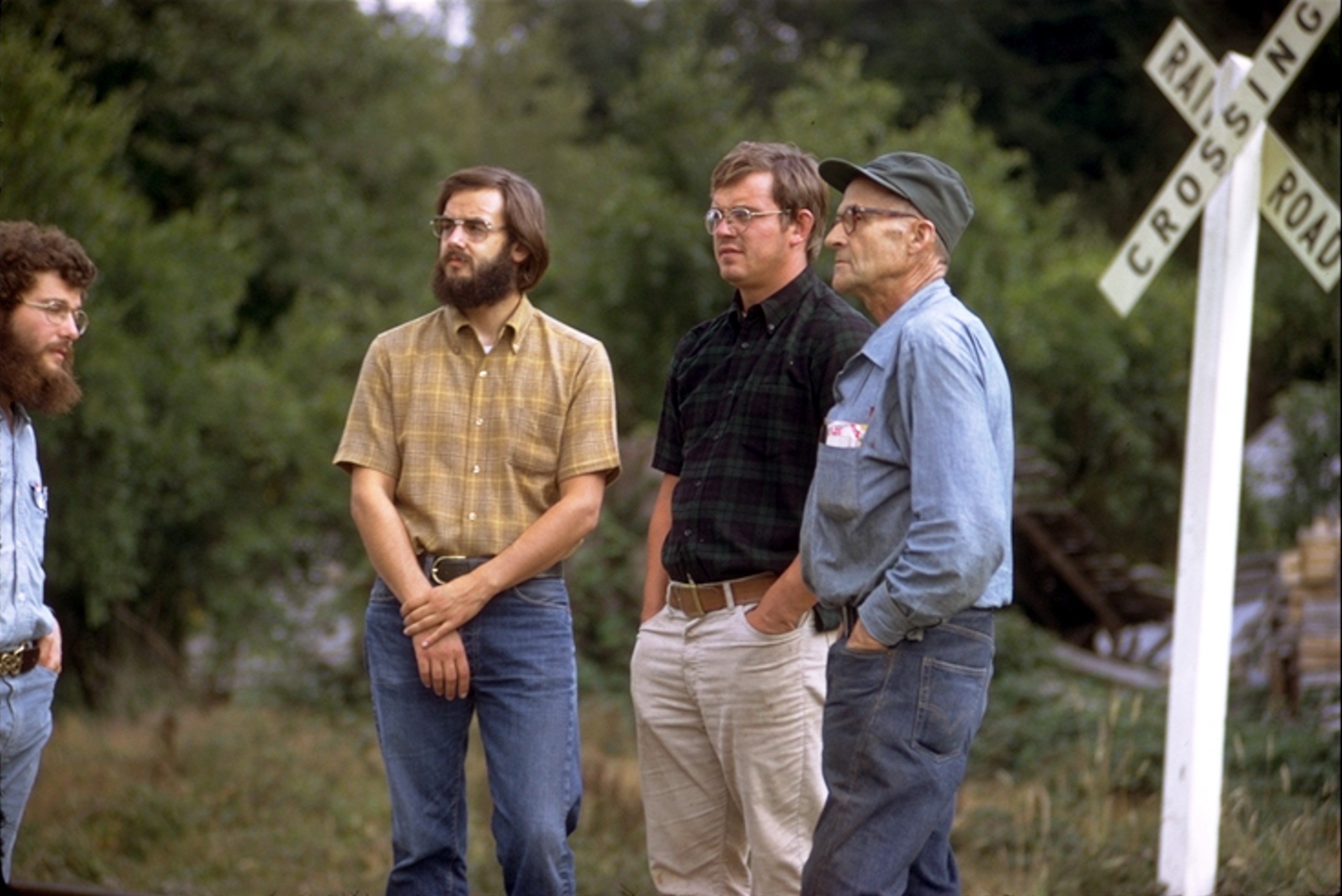 Alex and Tom Jackson and Mike Strom and some guy 1974
