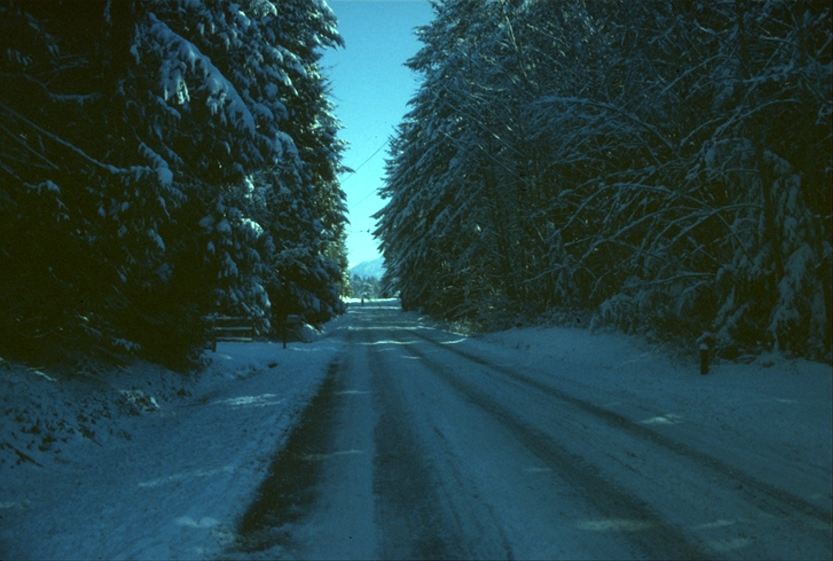 Important Road snow
