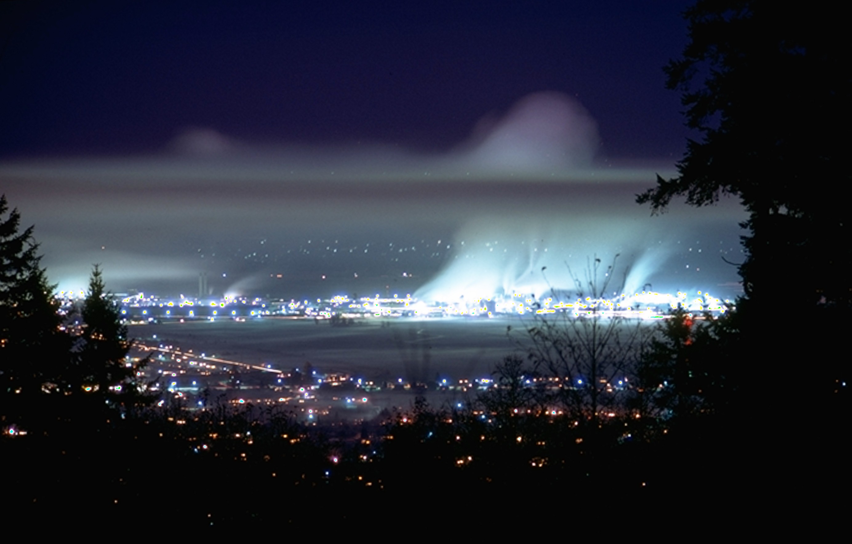 Longview mill from across the river 1971