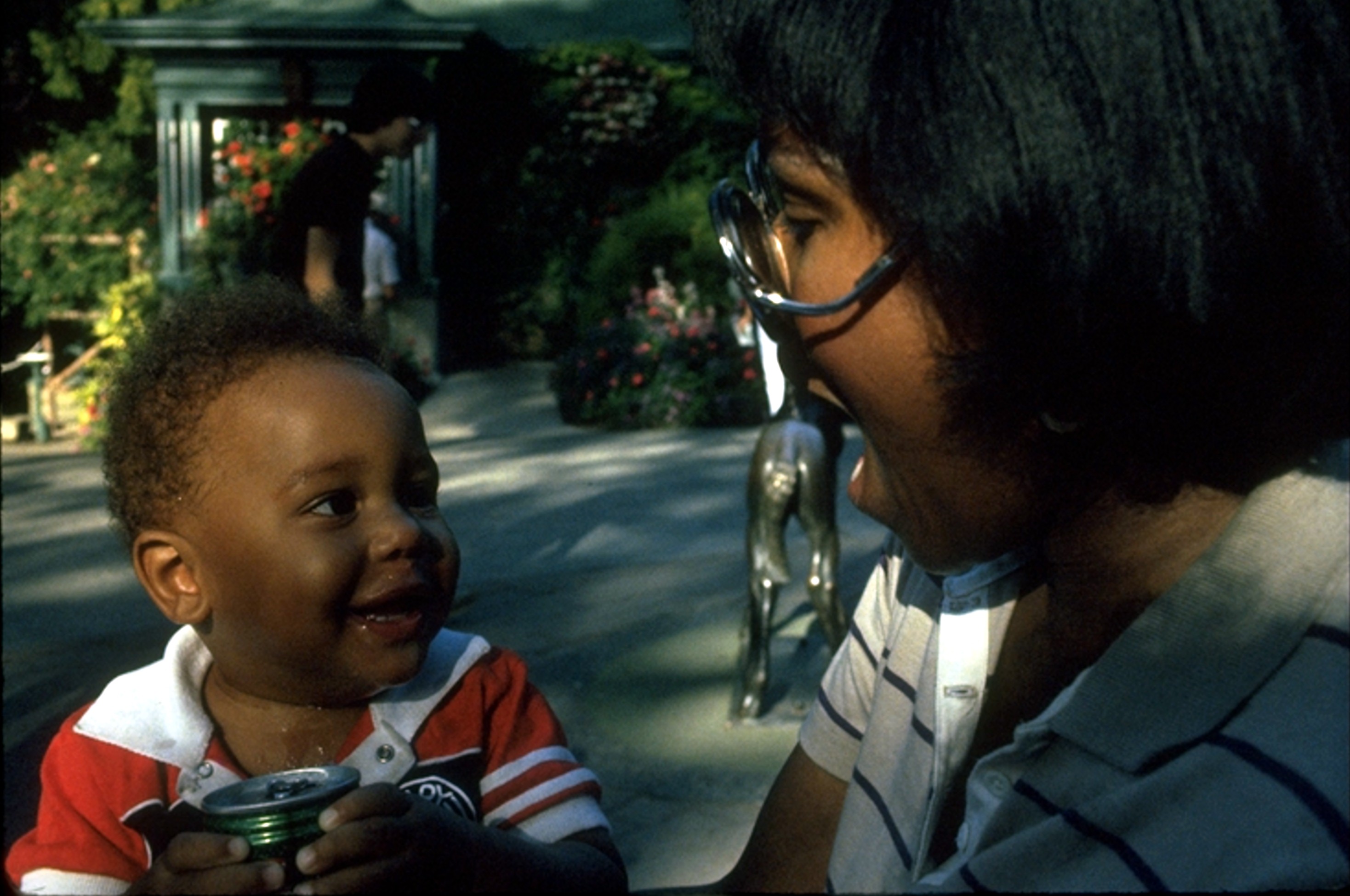Scott and Imani at Butchart Gardens