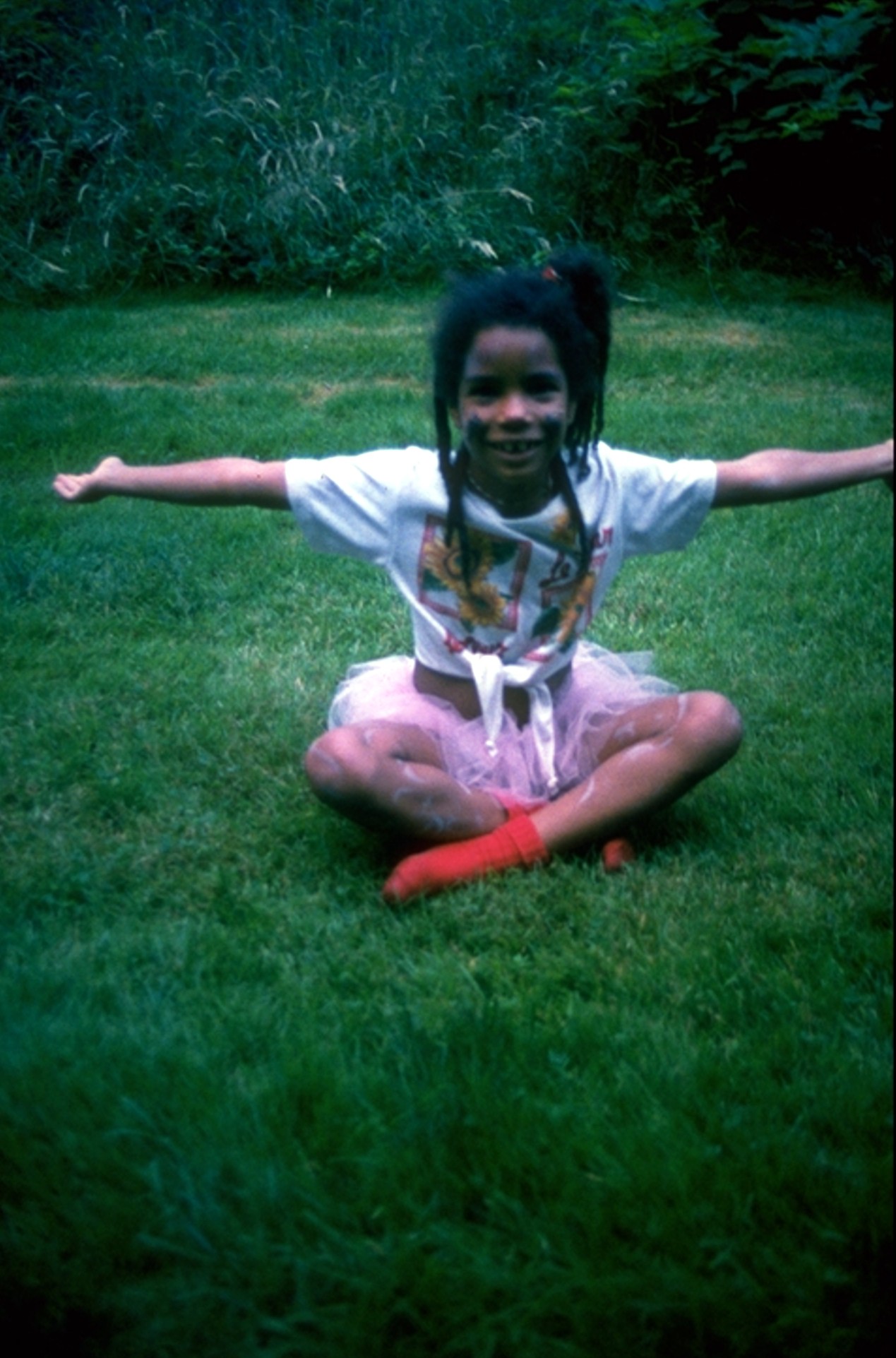 ballerina Heather in MV yard