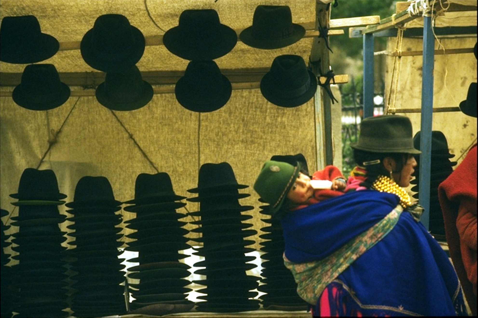 cool hats in Equador 1980
