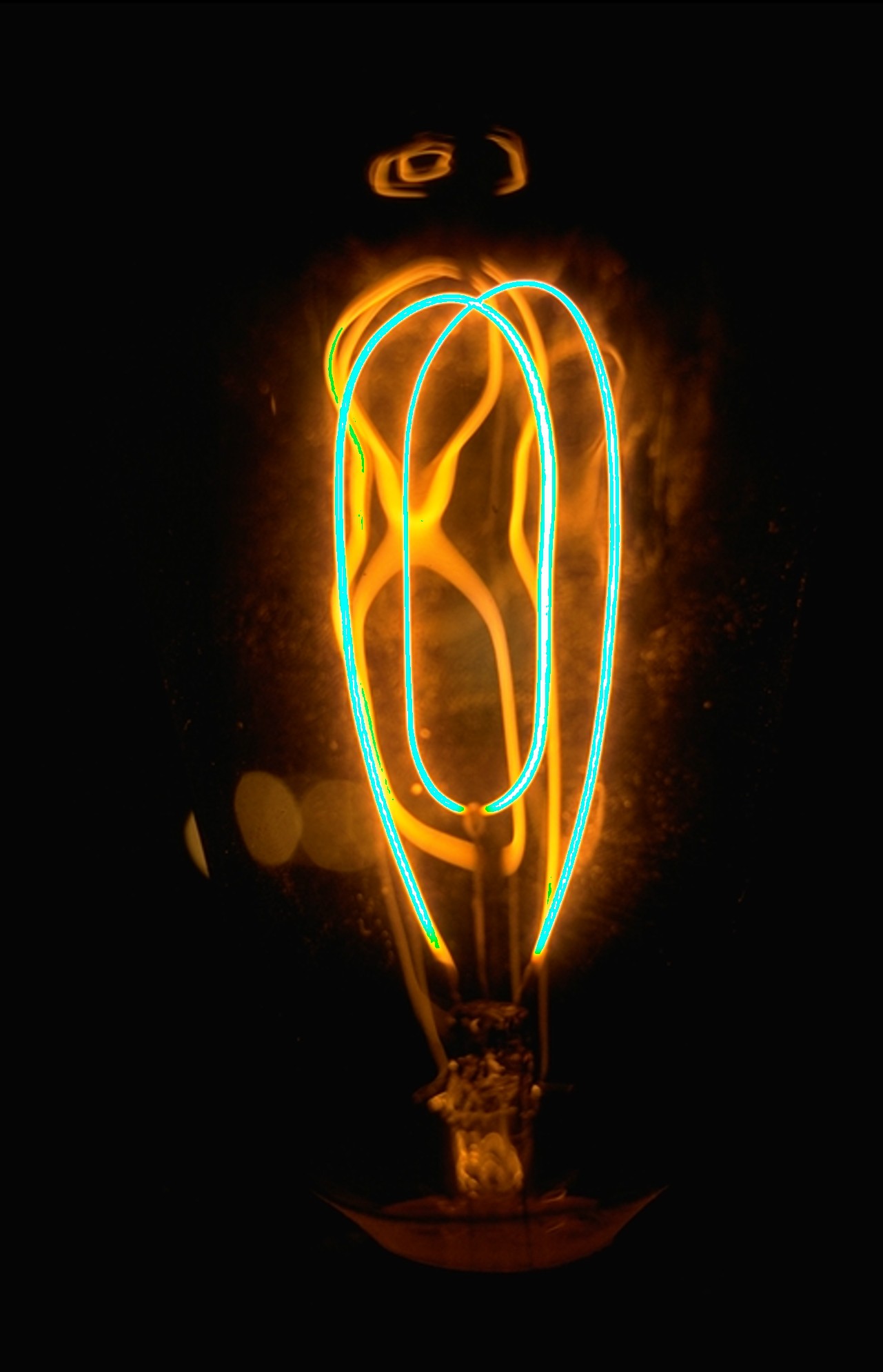 olden dc light bulb may still be burning in museum 1971