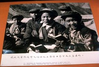 exhibit in window of PRC store in Hong Kong 1970