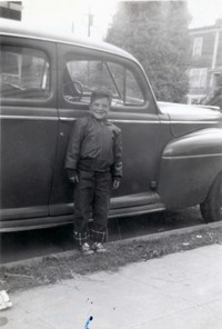 rb bruce 1st day of 2nd grade in front of mercury sep 1955 001