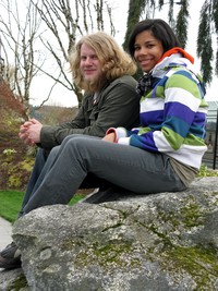 shawn and heather in bremerton park