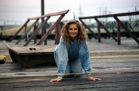 1974 08 11 Trudi on the dock in Astoria 01