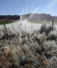sprinklers near Cannonville Utah