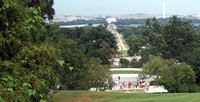 view from Arlington House
