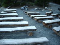 white river campground seats