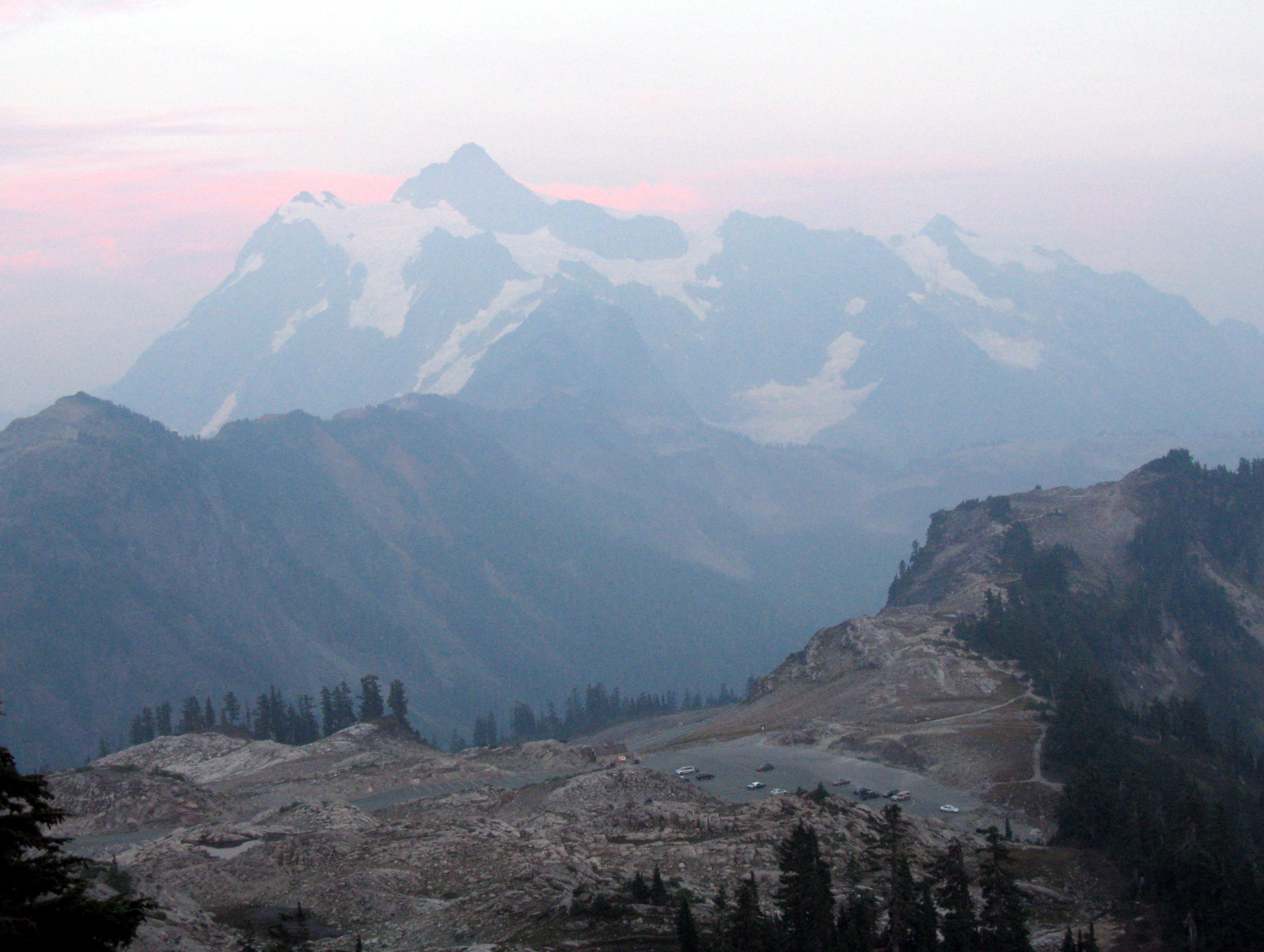 Mt Shunsan from Table Mountain