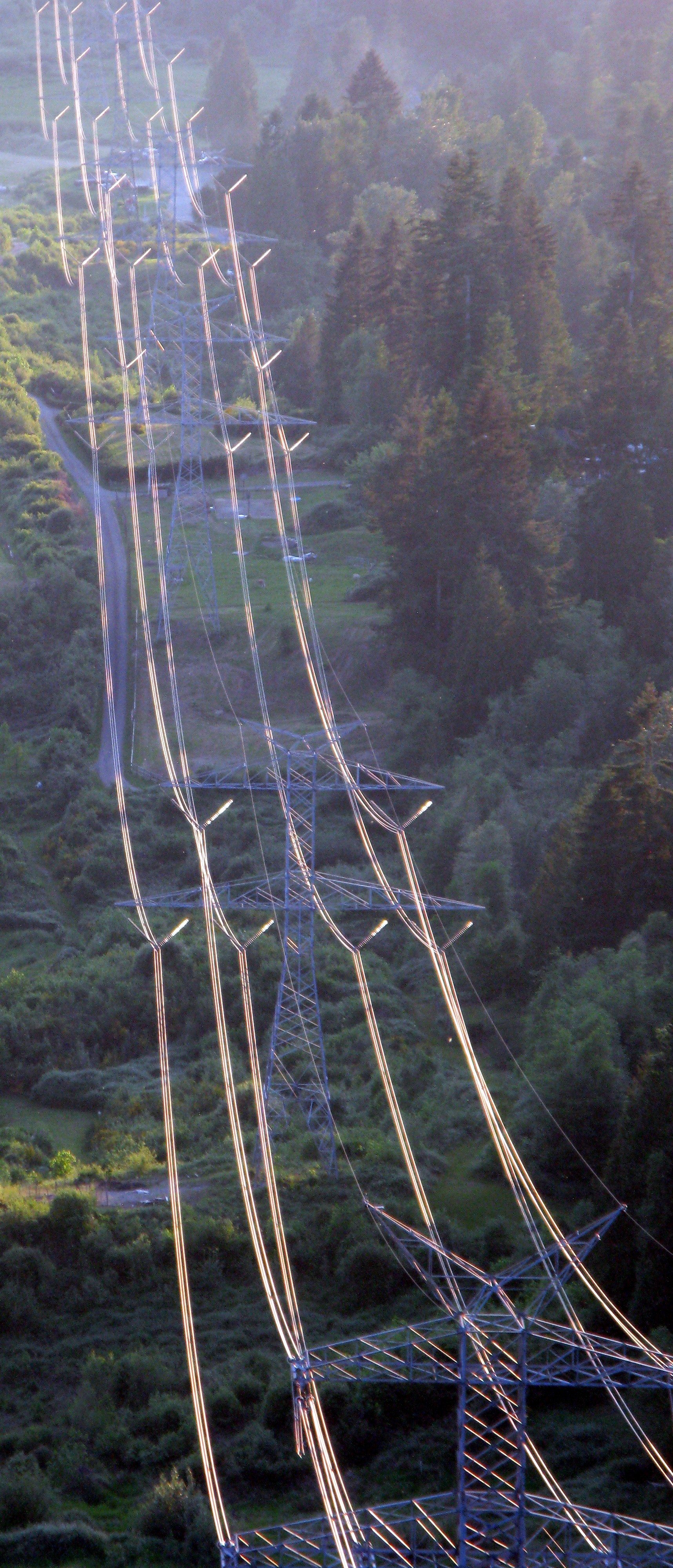 South Tiger Mountain power lines