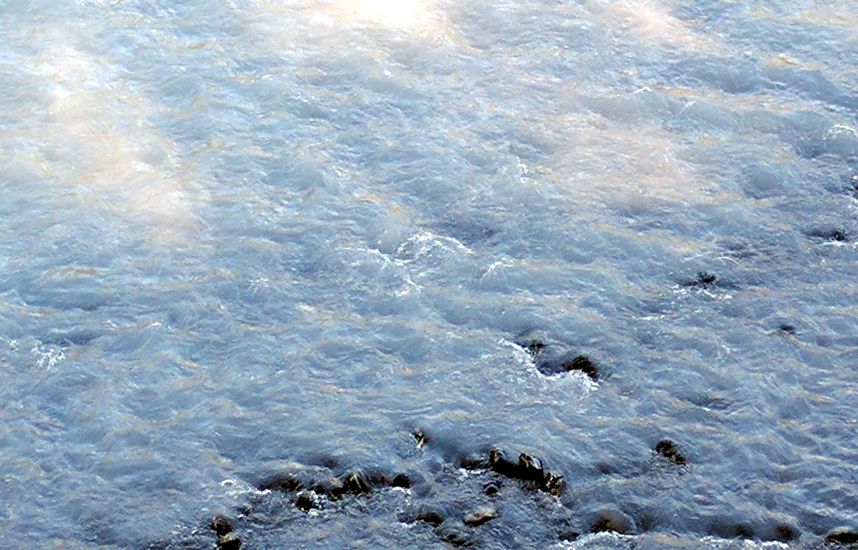 White River not white snow