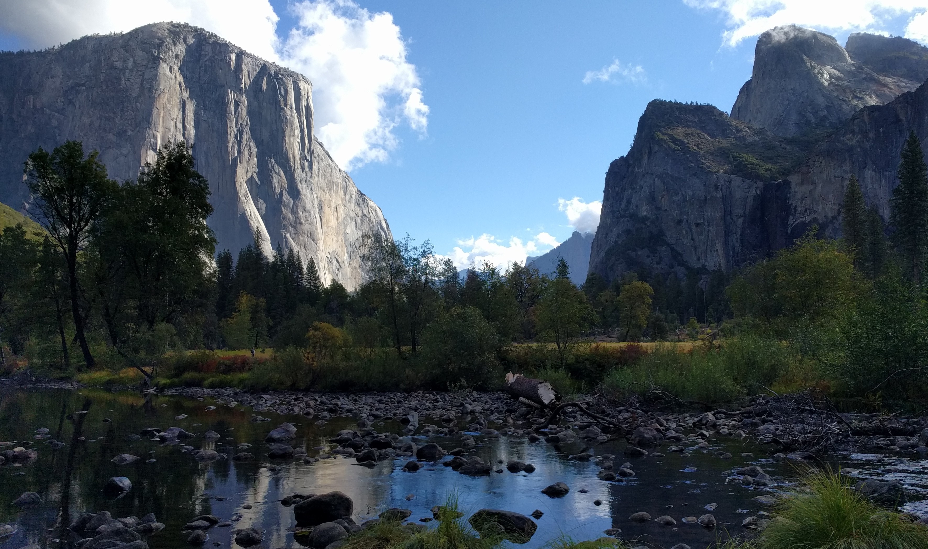 Yosemite above the creek