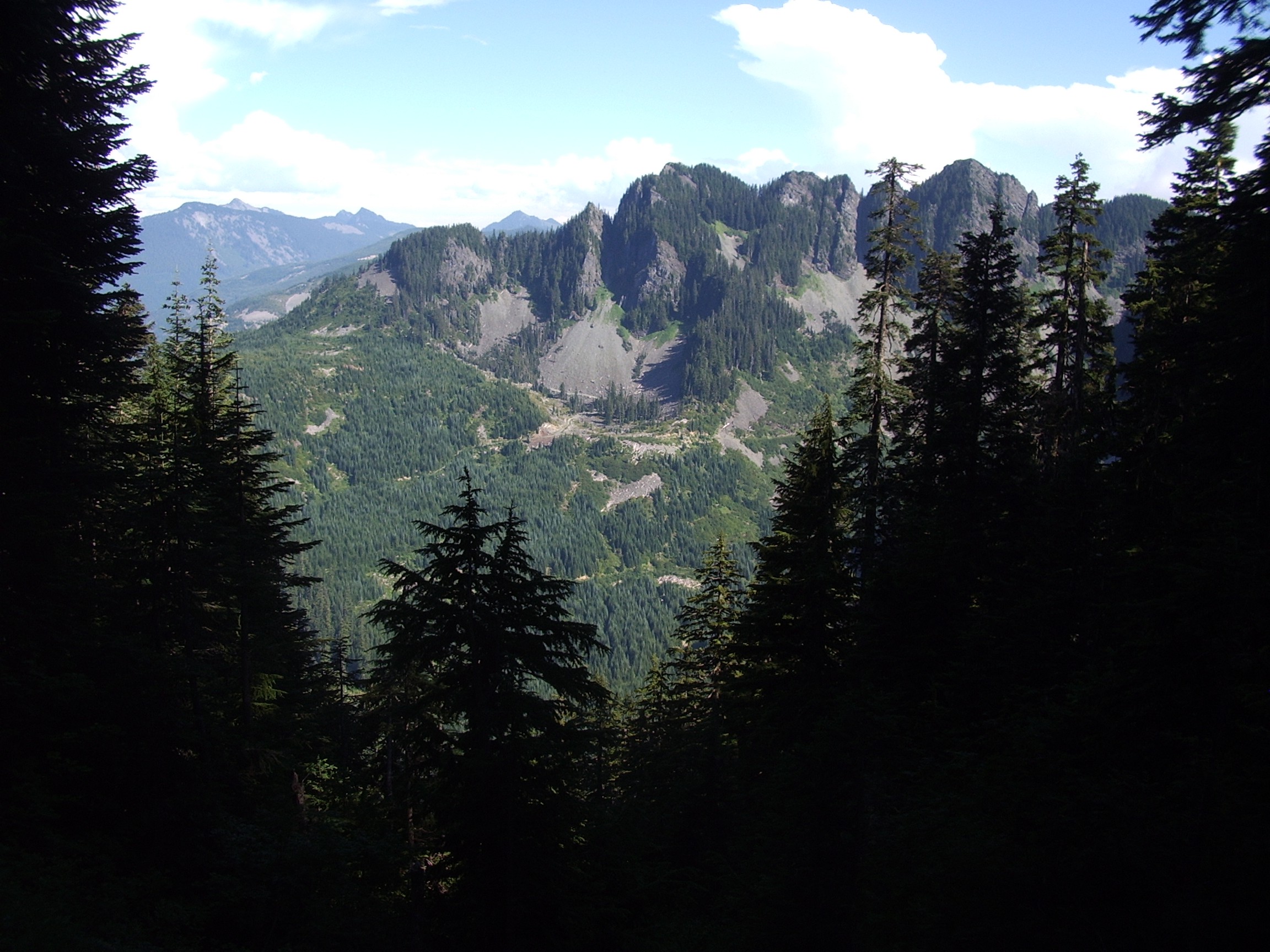 eastern mountain from  McClellan Butte trail