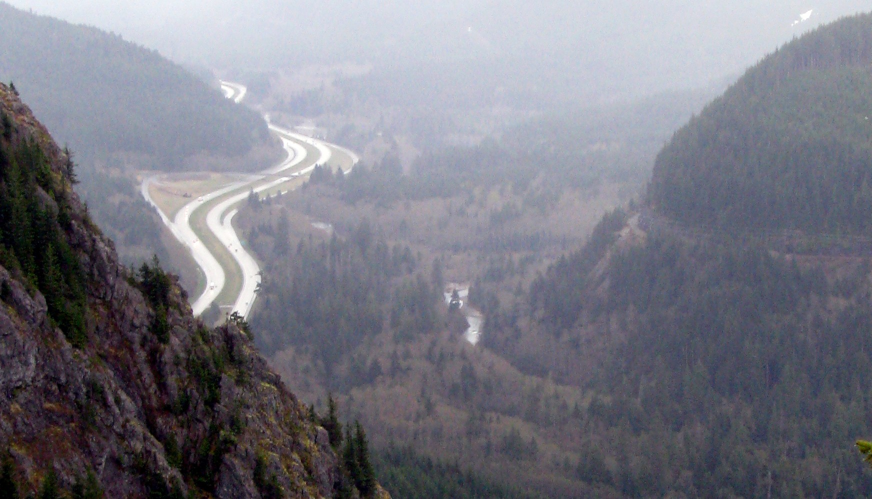 from dirty harrys balcony in the rain