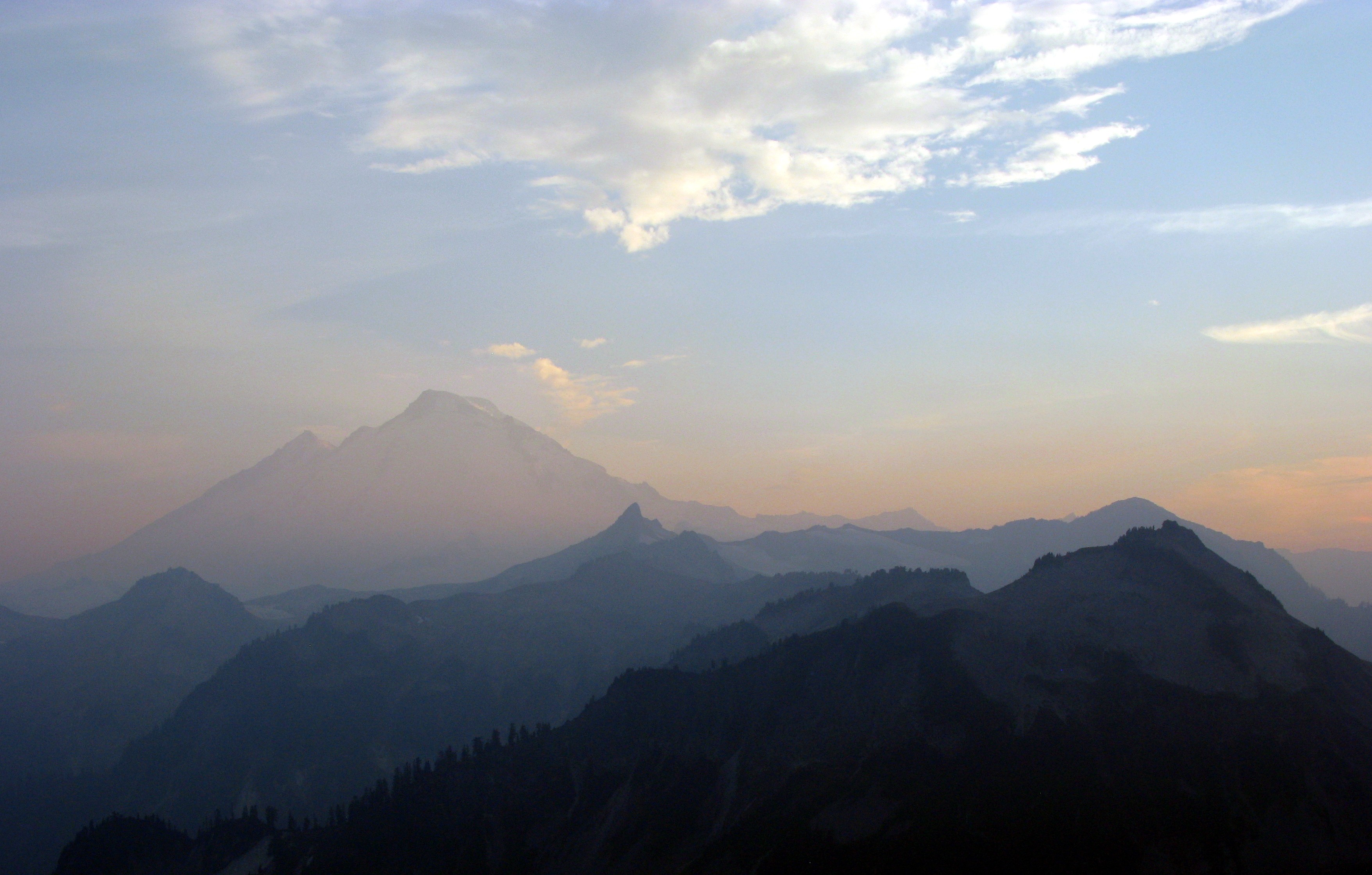 good evening Mt Baker