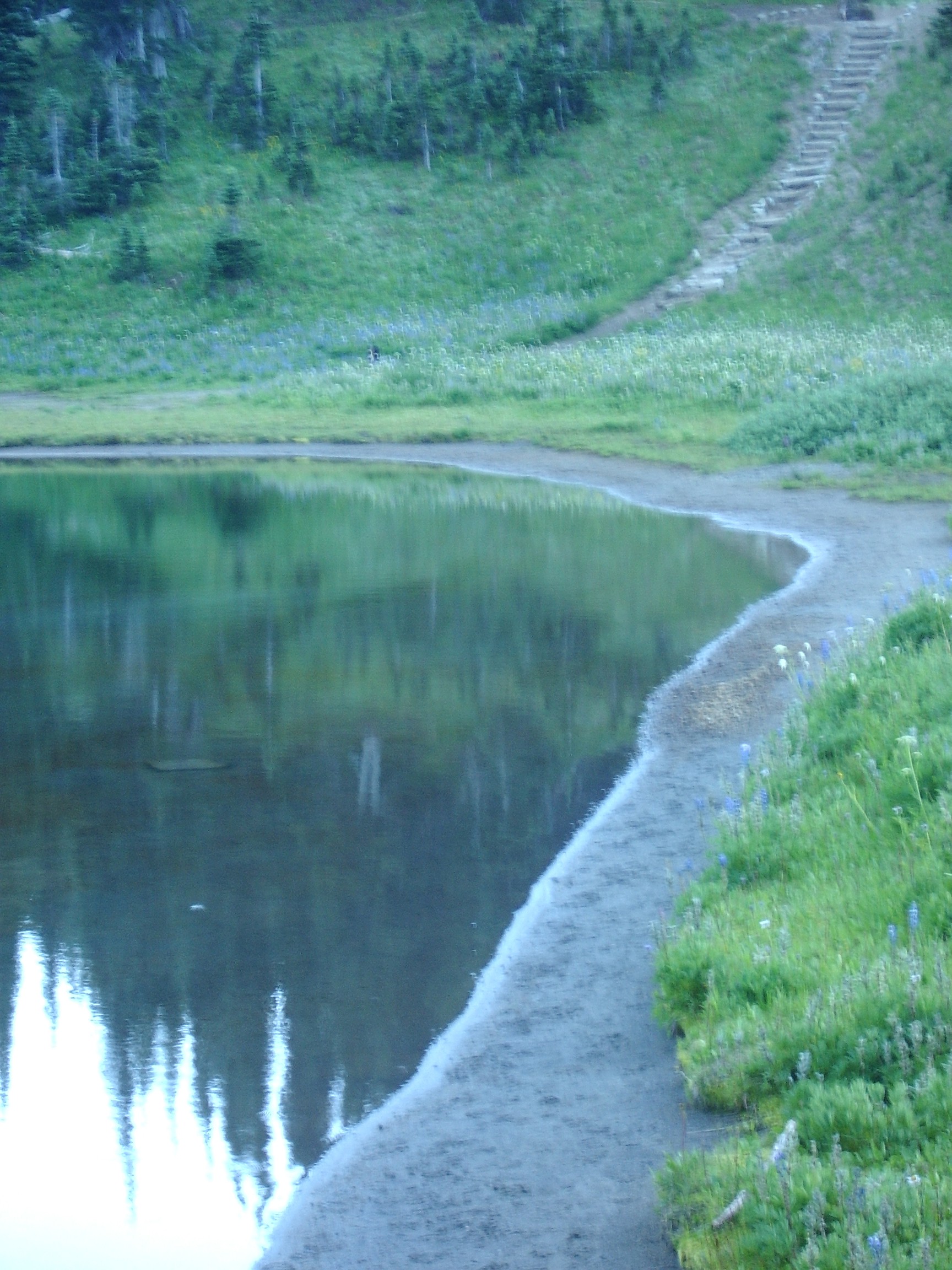 lake at sunrise