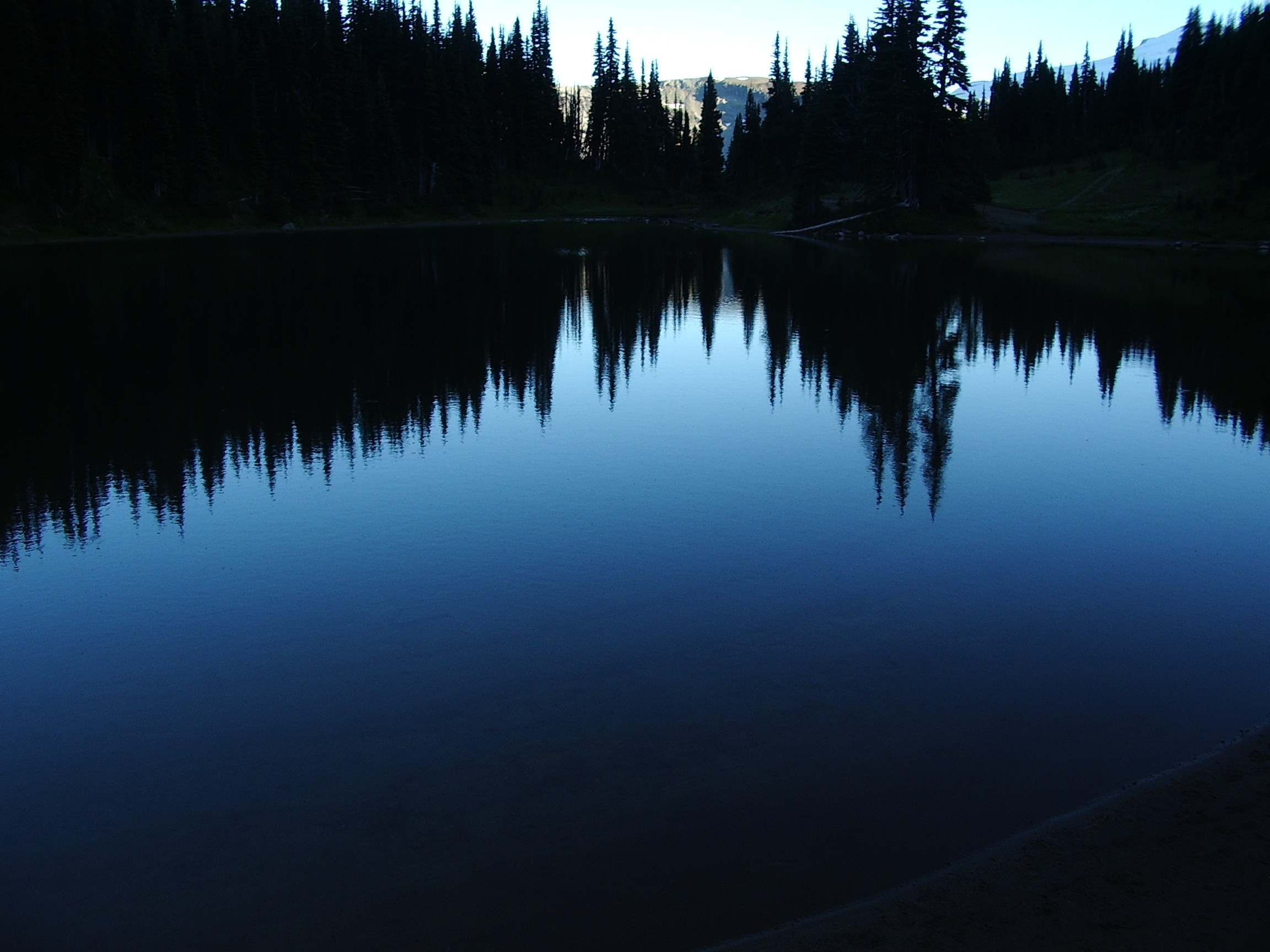 lake at sunrise