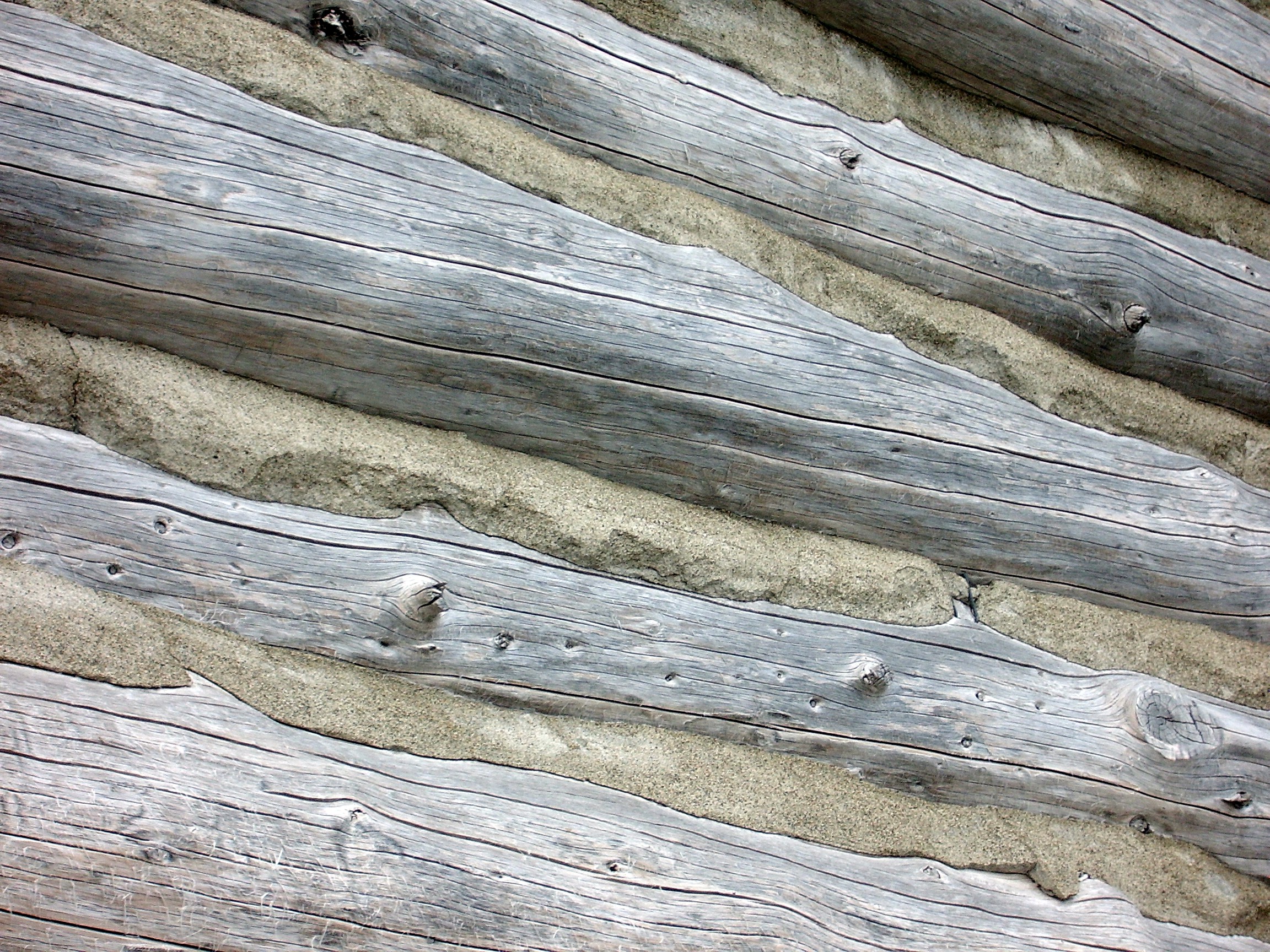 mountain cabin wood concrete wall