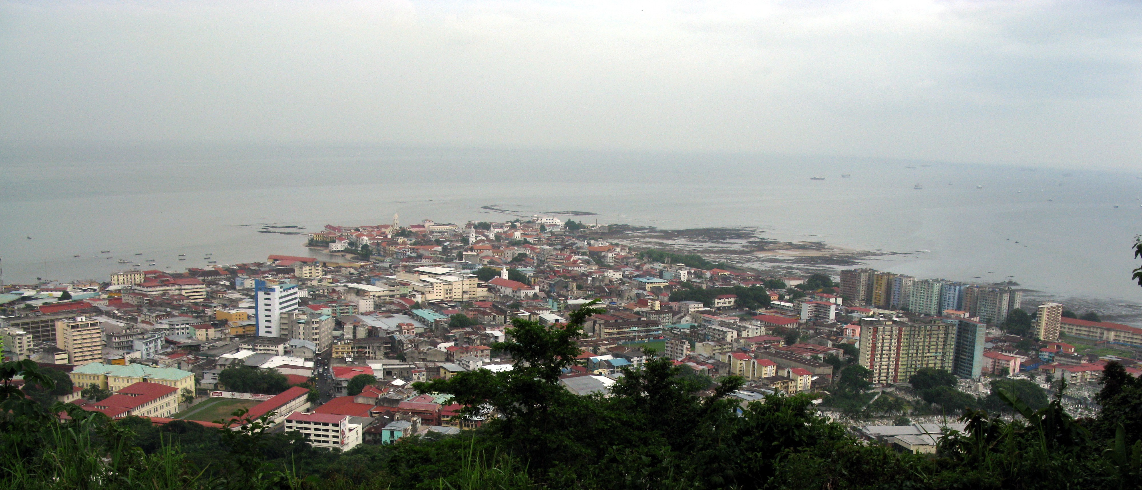 panama city from cerro ancon