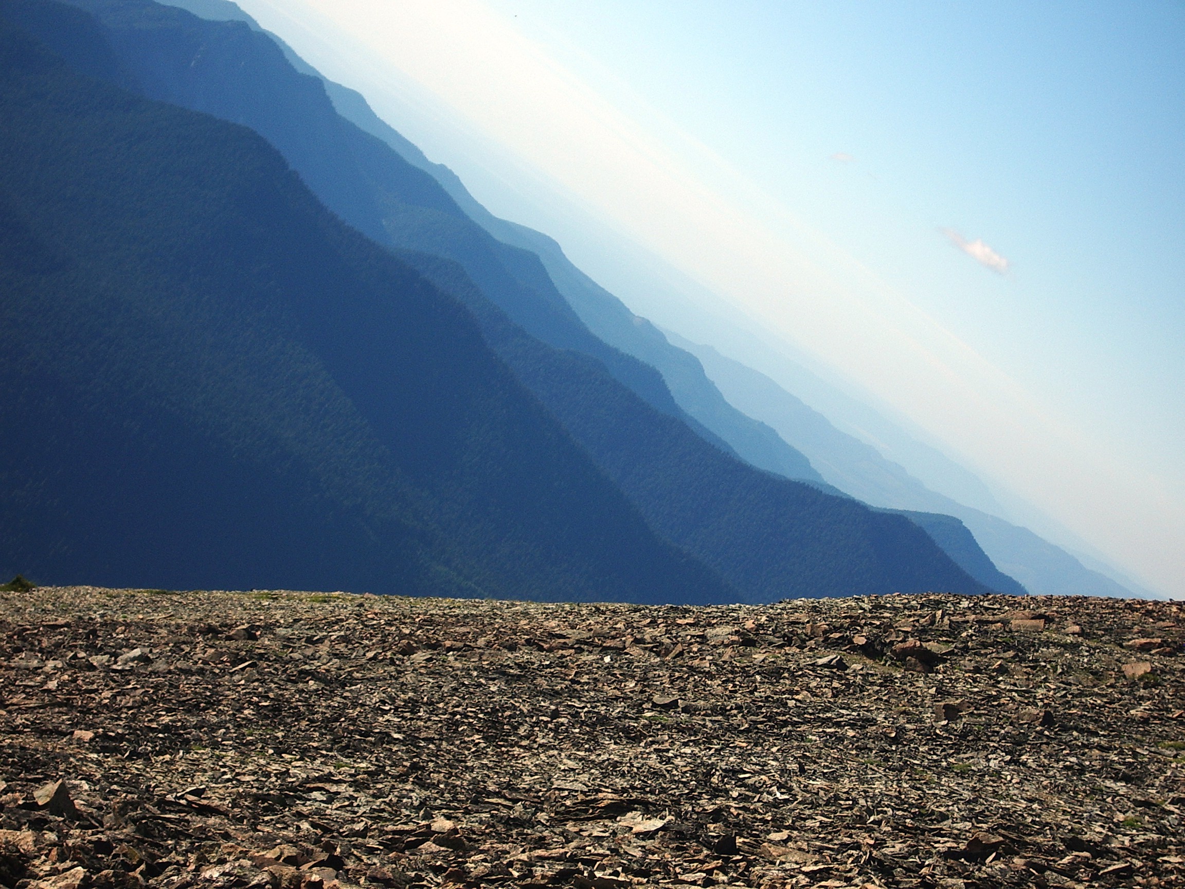 the world is sinking under Mt Fremont