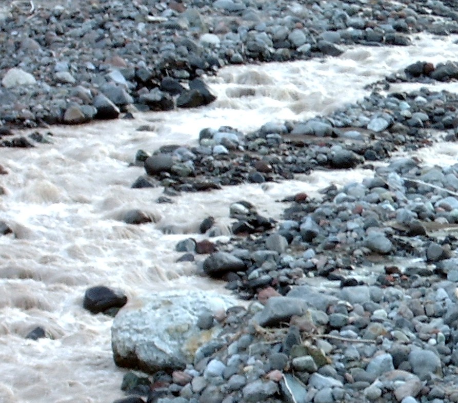 white river glacier runoff